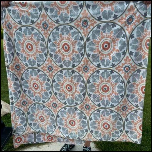 Pottery Barn Veronica Medallion Percale Duvet Cover Full/Queen - Picture 2 of 2